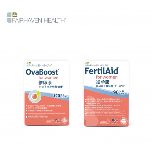 FAIRHAVEN HEALTH FertilAid + OvaBoost