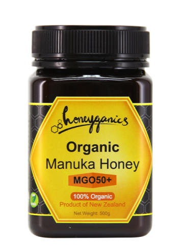 Honeyganics Organic Manuka Honey MGO50+ 500g