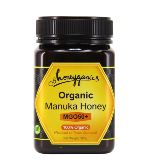 Honeyganics Organic Manuka Honey MGO50+ 500g